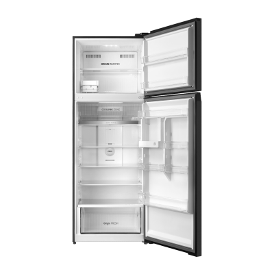 โตชิบา 16.3 คิว ตู้เย็น 2 ประตู รุ่น GR-RT624WE-PGT(22) (สีกระจกดำ)