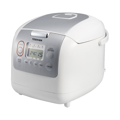 โตชิบา 1.0 ลิตร หม้อหุงข้าว ระบบดิจิตอล รุ่น RC-10NMF(WT)
