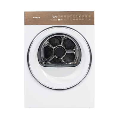 โตชิบา 8 กก. เครื่องอบผ้า รุ่น TD-T37BS90HWT(WT) เทคโนโลยี HEAT PUMP
