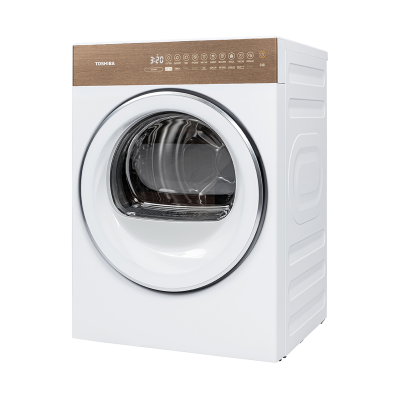โตชิบา 8 กก. เครื่องอบผ้า รุ่น TD-T37BS90HWT(WT) เทคโนโลยี HEAT PUMP