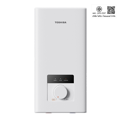 โตชิบา เครื่องทำน้ำอุ่น 3800 วัตต์ รุ่น TWH-38MFNTH(W)-WB