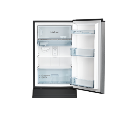 HITACHI รุ่น HR1S5142MN New 1 Door 5.0คิว 141.6ลิตร สี ซิลเวอร์ เวอร์ทิคัล เมทัลลิกเรด เมทัลลิกบลู