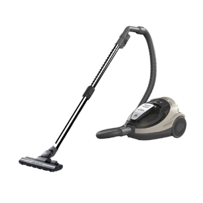 HITACHI เครื่องดูดฝุ่นแบบกล่อง รุ่น CV-SF21V สี LIGHT BROWN