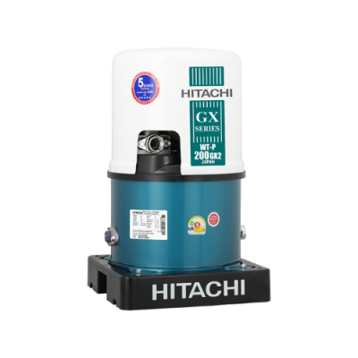 HITACHI เครื่องปั๊มน้ำ รุ่น WT-P200GX2 200 วัตต์ สีขาว