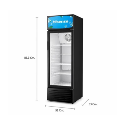 HISENSE ตู้แช่เครื่องดื่ม รุ่น HSC-330FLB ขนาด 10.8Q สีดำ