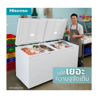 Hisense ตู้แช่แข็ง ขนาด 500 ลิตร รุ่น RF559N4TW1 สีขาว 17.7Q