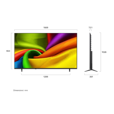 LG NANO 4K UHD AI Smart TV รุ่น 75NU835BPSA ขนาด 75 นิ้ว