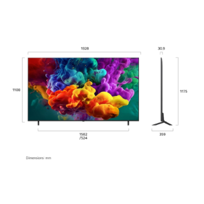LG QNED AI Mini LED 4K Smart TV รุ่น 85QNED70BSA ขนาด 85 นิ้ว
