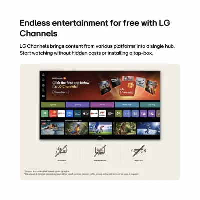 LG ทีวี NANO UHD AI 4K Smart TV รุ่น 85NU855BPSA 85นิ้ว