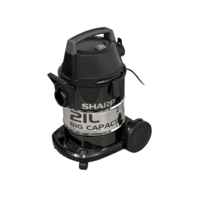 SHARP เครื่องดูดฝุ่นแบบ 3 in 1 ดูดได้ทั้งแห้งและเปียก 1600 W ความจุ 21 ลิตร รุ่น EC-W16B-B