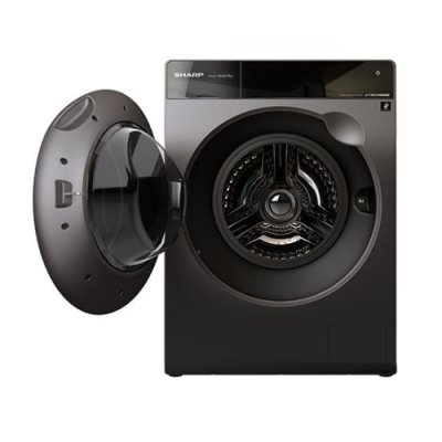 SHARP เครื่องซักอบผ้าฝาหน้าอินเวอร์เตอร์ ความจุ ซัก10.5 อบ 7 กิโล รุ่น ES-DK1054PT-S