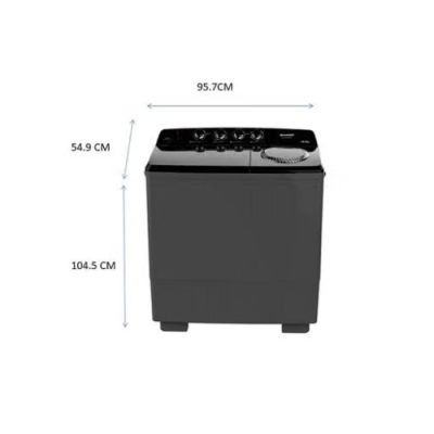 Sharp เครื่องซักผ้า 2 ถัง รุ่น ES-TW150BK ขนาดซัก 15 กิโล ปั่นหมาด 7.5 กิโล