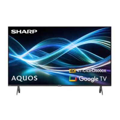 SHARP ทีวี LED  Google TV 4K  Ultra HD HDR รุ่น 4T-C43HJ6000X ขนาด 43 นิ้ว รับประกันศูนย์