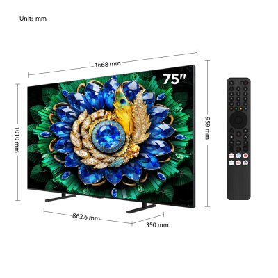 TCL 75A400M ทีวี 75" 4K QD-Mini LED
