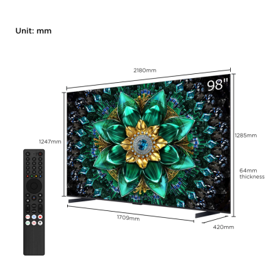 TCL 98Q6C TV ขนาด 98นิ้ว 4K QD-Mini LED