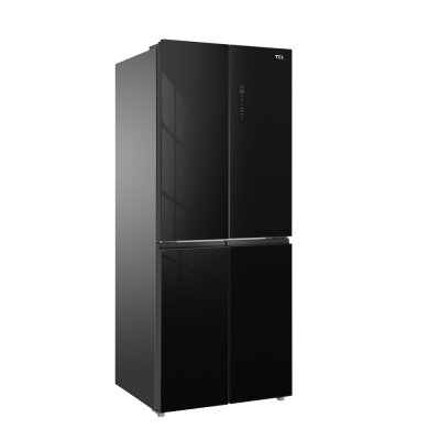 TCL RT43MPCDG ตู้เย็น 4 ประตู สีกระจกดำ 14.1Q. 400 ลิตร