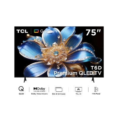 TCL 75T6D TV 75 inc 4K QLED