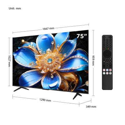 TCL 75T6D TV 75 inc 4K QLED