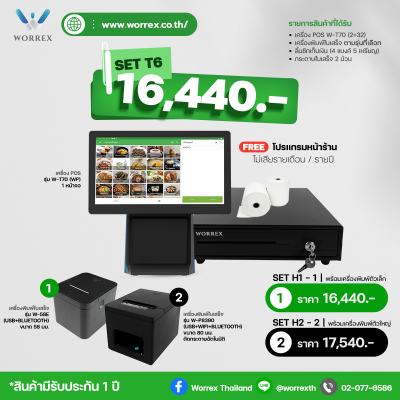 SET T6 : เปิดร้านอาหาร / ร้านคาเฟ่ขนาดเล็ก (ฟรีระบบ)