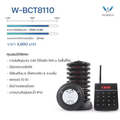 W-BCT8110 (10 คิว) W-BCT8110 (10 คิว)