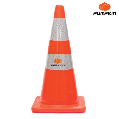 กรวยจราจร 70ซม.2แถบ สะท้อนแสง