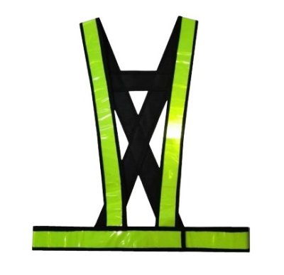 เสื้อจราจร PU 025 สีเขียวสะท้อนแสง