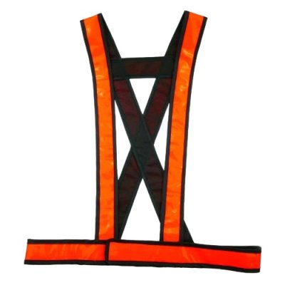 เสื้อจราจร PU 025 สีส้มสะท้อนแสง