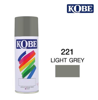 สีสเปรย์ KOBE #221 LIGHT GREY