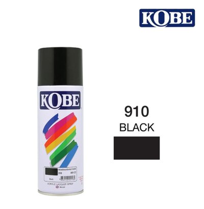 สีสเปรย์ KOBE #910 BLACK