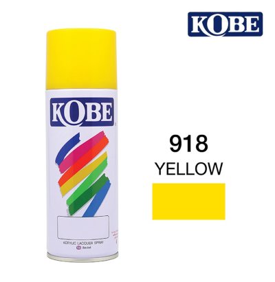 สีสเปรย์ KOBE #918 YELLOW