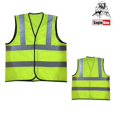 เสื้อจราจรสะท้อนแสง MSF-002-LสีเขียวEAGLE