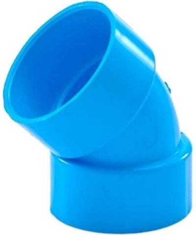 ข้องอ PVC 45 บาง 1.1/2"