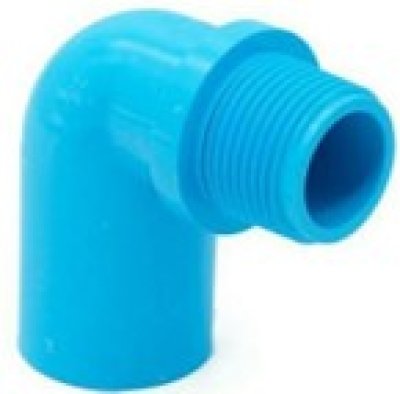 ข้องอ ก.นอก PVC 1"