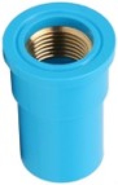 ต่อตรงเกลียวใน ทองเหลือง PVC 1"