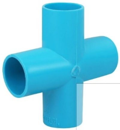 สี่ทาง PVC 1/2"