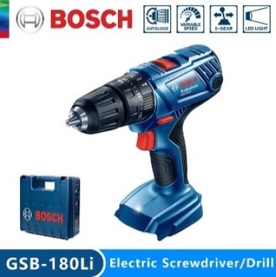 สว่านกระแทกไร้สาย 13มม. 18V GSB180-Li BOSCH
