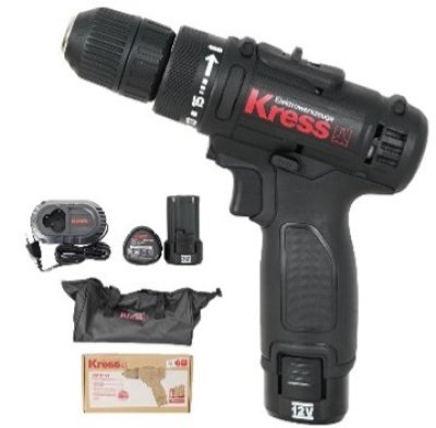 สว่านไขควงไร้สาย 12V 10mm.2.0ah KU200.1 Kress