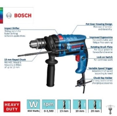 สว่านกระแทก 16มม.GSB16RE BOSCH