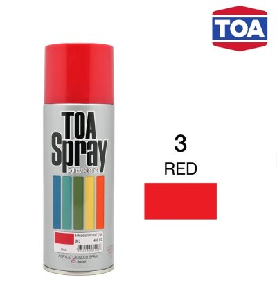 สีสเปรย์ TOA 003 RED