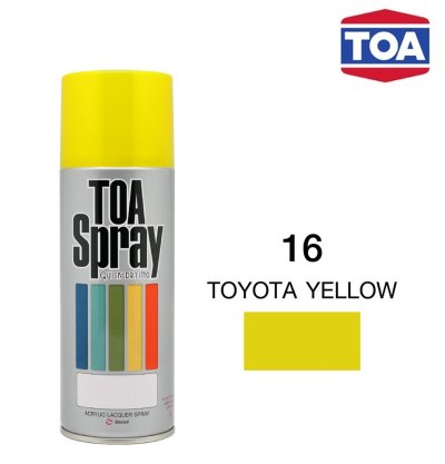 สีสเปรย์ TOA 016 TOYOTA YELLOW