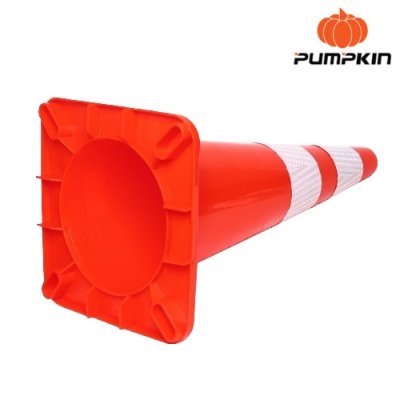 กรวยจราจร 70ซม.2แถบ สะท้อนแสง