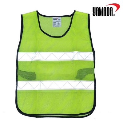 เสื้อจราจรสะท้อนแสง 2แถบ GR-6045 สีเขียว YAMADA