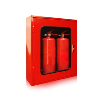 ตู้เก็บถังดับเพลิง (ถังคู่) 60x70x20ซม.Fire Max