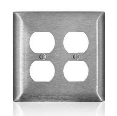 ฝาปิด FS 4"x4" ปลั๊กคู่+ปลั๊กคู่