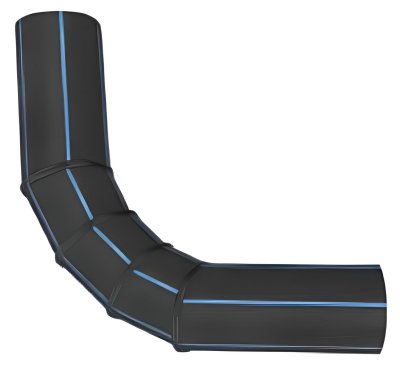 ข้องอ 90 HDPE 50มม. แบบเชื่อม