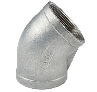 ข้องอเกลียว STL 45 1"