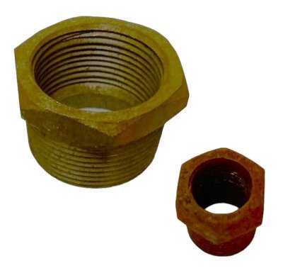 ข้อลดเหลี่ยมสตีมแดง 1/2"x1/4"