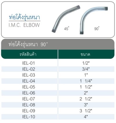 ข้อโค้ง IMC 1"