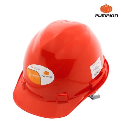 20554หมวกนิรภัย PUMPKIN ปรับหมุน สีส้ม