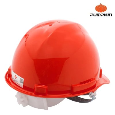 20554หมวกนิรภัย PUMPKIN ปรับหมุน สีส้ม